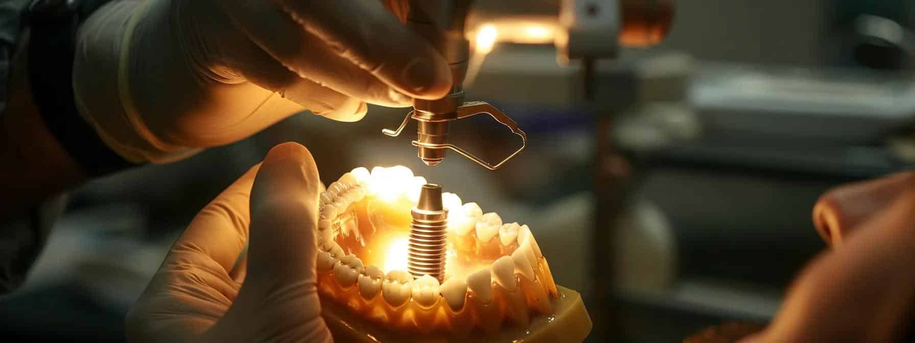 Восстановление зубов имплантами